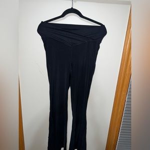 Aerie crossover flare leggings